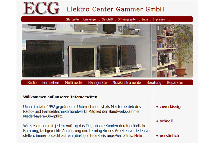 ecg-gammer.de
ECG
Elektro Center Gammer GmbH