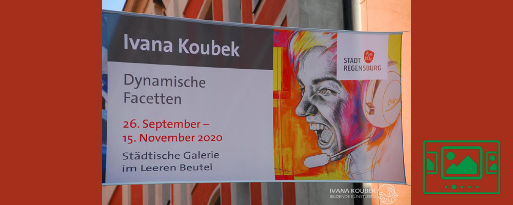 das slideshow-Fenster für 'ivana-koubek.de' anzeigen ...

Zur Ausstellung in der Städtischen Galerie Leerer Beutel 2020 :: Werke der Bildenden Künstlerin Ivana Koubek - Regensburg