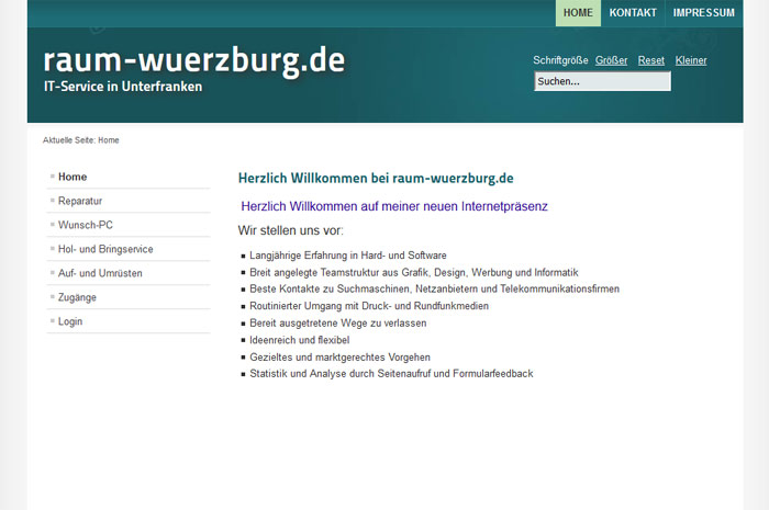 raum-wuerzburg.de
PC und mehr
IT-Service in Unterfranken