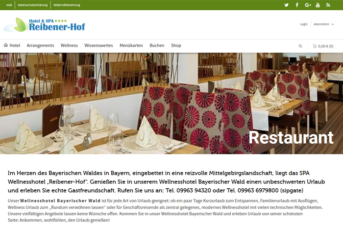 reibener-hof.de
Wellnesshotel Bayerischer Wald
Reibener-Hof