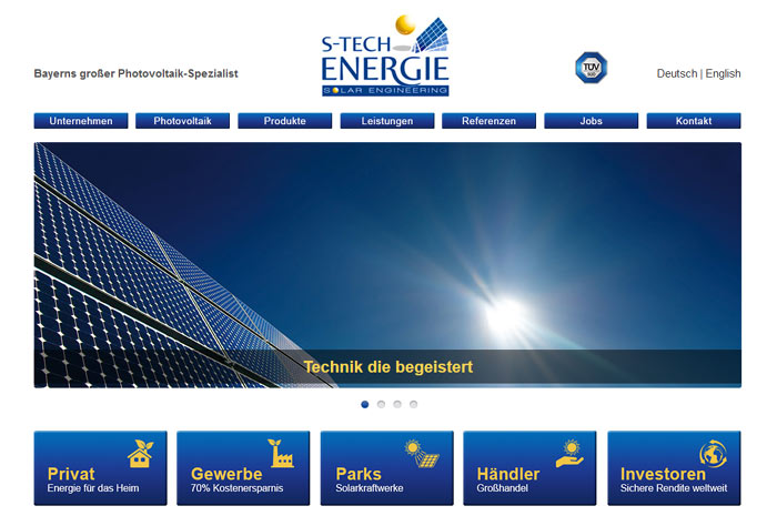 s-tech-energie.de
Bayerns großer Photovoltaik-Spezialist
